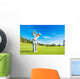 Man Playing Golf Wall Mural