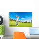 Man Playing Golf Wall Mural