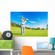 Man Playing Golf Wall Mural