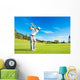 Man Playing Golf Wall Mural