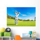 Man Playing Golf Wall Mural