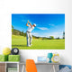 Man Playing Golf Wall Mural
