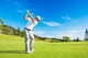 Man Playing Golf Wall Decal 2