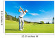 Man Playing Golf Wall Mural