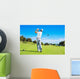 Man Playing Golf Wall Mural