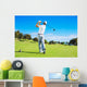 Man Playing Golf Wall Mural
