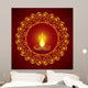 Creative Diwali greeting vector illustration Wall Mural