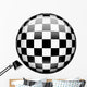 3D checkered flag Wall Decal