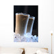 Ice-cold coffee enjoyment Wall Mural