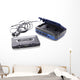 music cassette and walkman Wall Decal