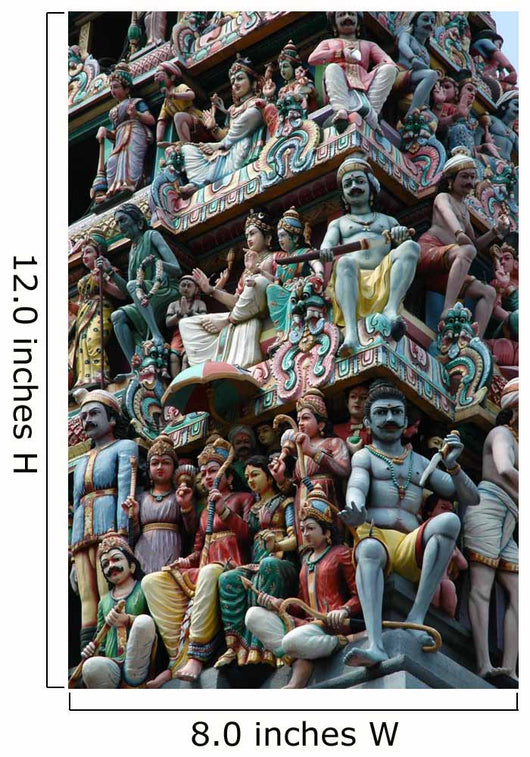 Hindu Temple Wall Mural