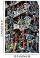 Hindu Temple Wall Mural