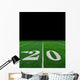 Football field with copy space Wall Mural