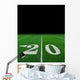 Football field with copy space Wall Mural