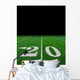 Football field with copy space Wall Mural