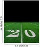 Football field with copy space Wall Mural
