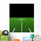 Football field with copy space Wall Mural