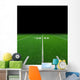 Football field with copy space Wall Mural