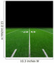 Football field with copy space Wall Mural