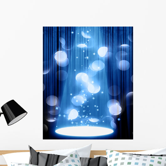 Movie or theater curtain Wall Mural