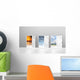 Choice of doors opening to vacation destinations Wall Mural