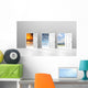 Choice of doors opening to vacation destinations Wall Mural