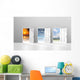 Choice of doors opening to vacation destinations Wall Mural