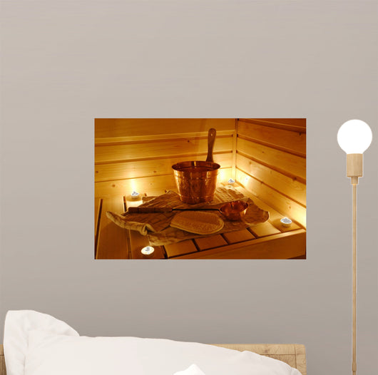 Interior Finnish Sauna Wall Decal