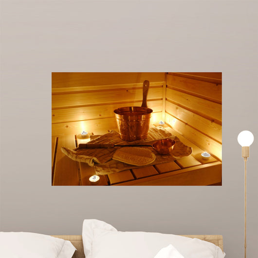 Interior Finnish Sauna Wall Decal