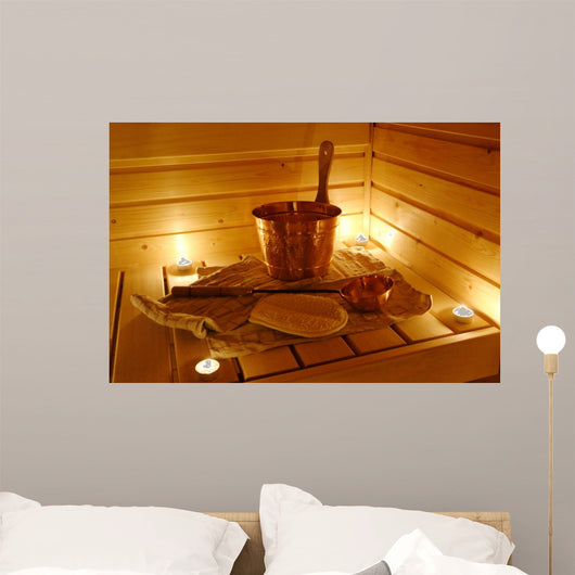 Interior Finnish Sauna Wall Decal