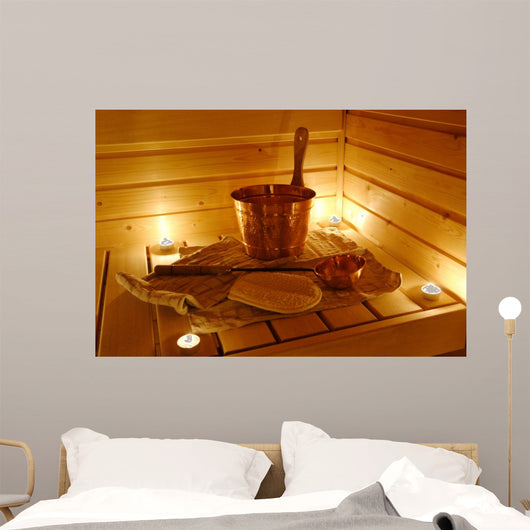 Interior Finnish Sauna Wall Decal