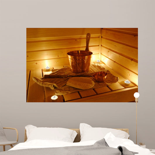 Interior Finnish Sauna Wall Decal