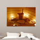 Interior Finnish Sauna Wall Decal