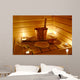 Interior Finnish Sauna Wall Decal