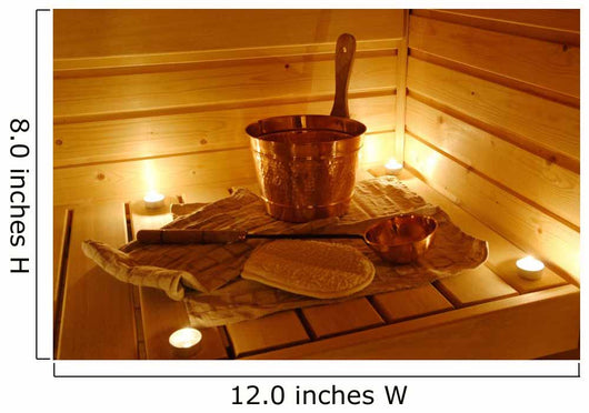 Interior Finnish Sauna Wall Decal