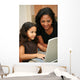 Woman and Daughter Wall Mural