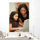 Woman and Daughter Wall Mural