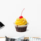 Yellow Cherry Cupcake Wall Decal