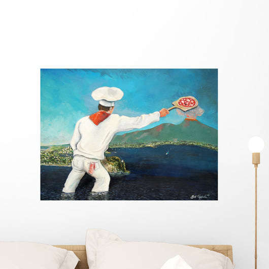 Italian Pizzaman Wall Mural