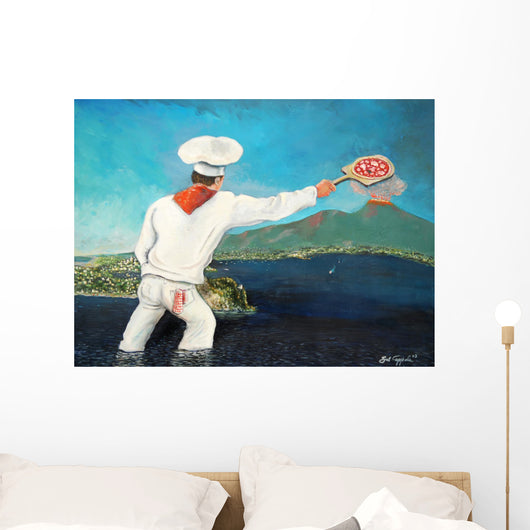 Italian Pizzaman Wall Mural