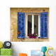 window with shutters,Cassis, France Wall Mural