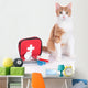 First Aid Cat Wall Decal