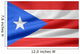 Puerto Rican Flag Wall Decal