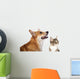 dog and cat Wall Decal