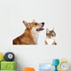 dog and cat Wall Decal