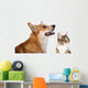 dog and cat Wall Decal