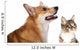 dog and cat Wall Decal