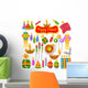 Colorful firecracker for Diwali holiday fun Wall Decal