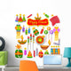 Colorful firecracker for Diwali holiday fun Wall Decal