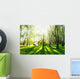 Summer Forest with Sun Wall Decal